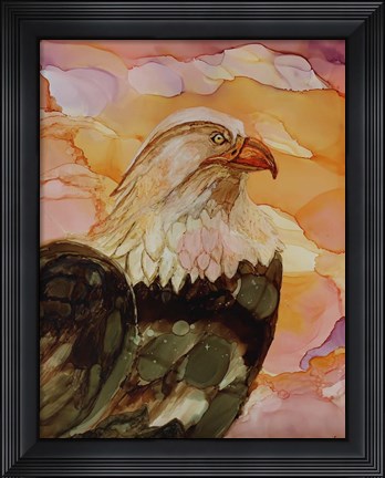 Framed Majestic Eagle Print