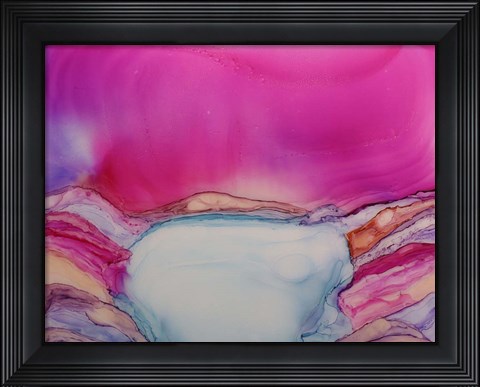 Framed End of the Lake Print