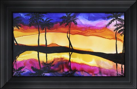 Framed Tropical Print
