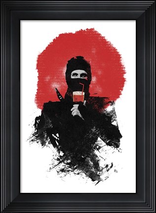 Framed American Ninja Print