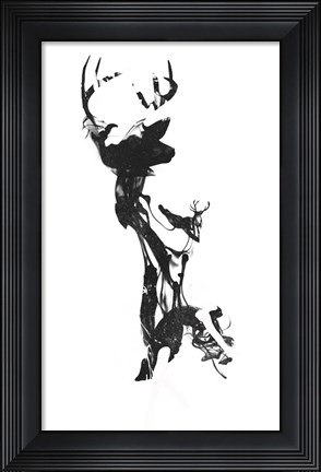 Framed Last Time I Was A Deer Print