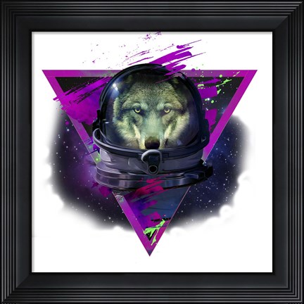 Framed Lonely Astronaut 3 Print