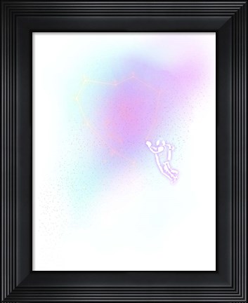 Framed Lonely Astronaut Print