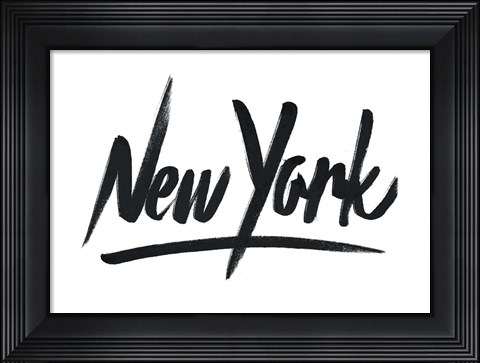 Framed New York Print