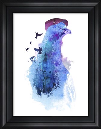 Framed Pigeon Of London Print