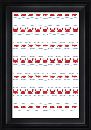 Framed Summer Pattern Print