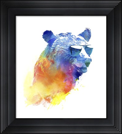 Framed Sunny Bear 2 Print