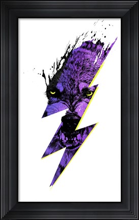 Framed Thunderwolf Alpha Print