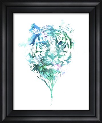 Framed Tiger Tree Print