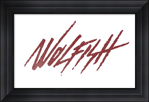 Framed Wolfish Print
