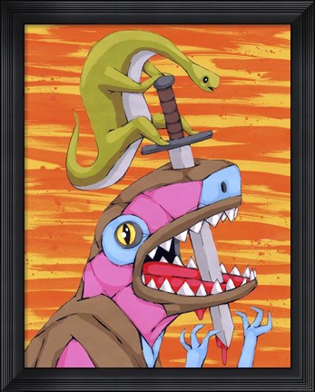 Framed Coming Out On Top Print