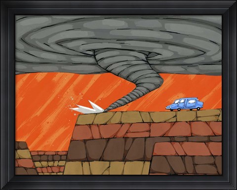 Framed Facing His Fear Print