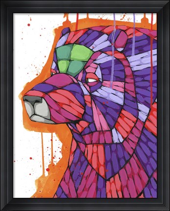 Framed Grizzly Print