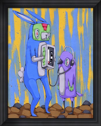 Framed Happy To Share Print