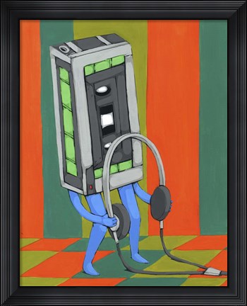 Framed Looking For A Listener Print