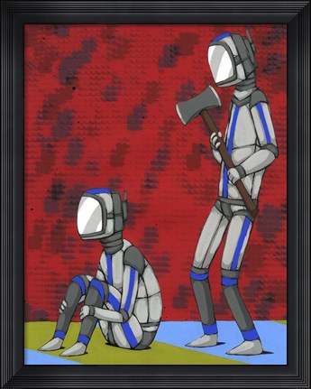 Framed Never Saw It Coming Print