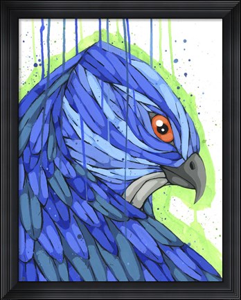 Framed Prey Seeker Print