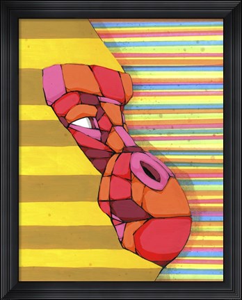 Framed Ape In The Digital Age Print