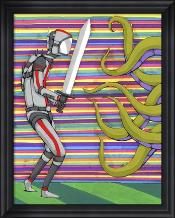 Framed Gathering Courage Print