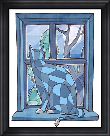 Framed Window Watcher Print