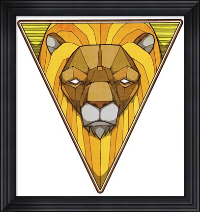 Framed Containing The Beast Print