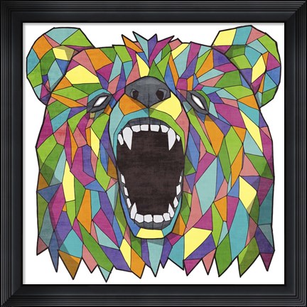Framed Grizzly Print