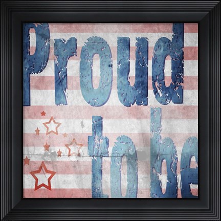 Framed American Born Free Sign Collection 3 Print