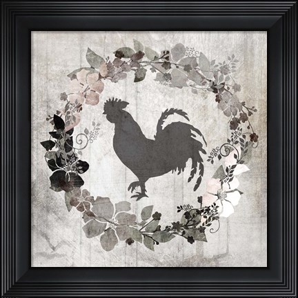 Framed Down On The Farm V6 Print