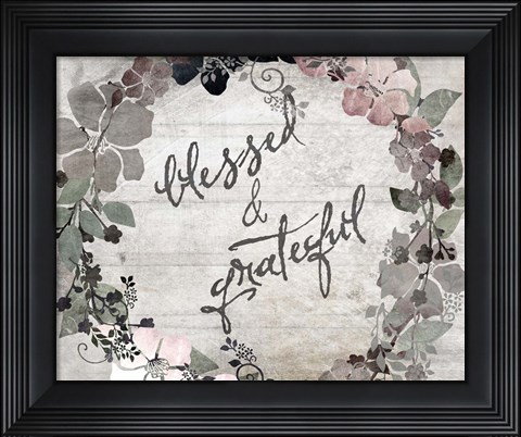 Framed Down On The Farm V11 Print