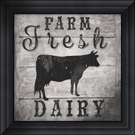Framed Farm Fresh V1 Print