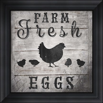 Framed Farm Fresh V2 Print