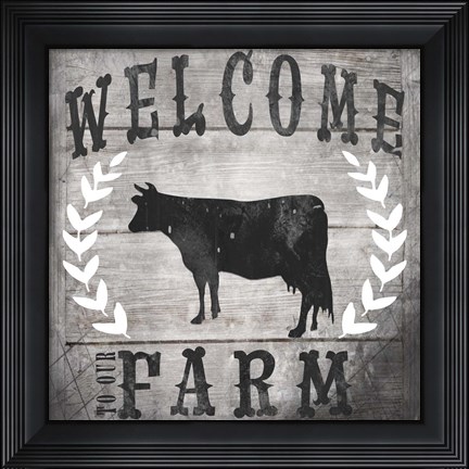 Framed Farm Fresh V3 Print