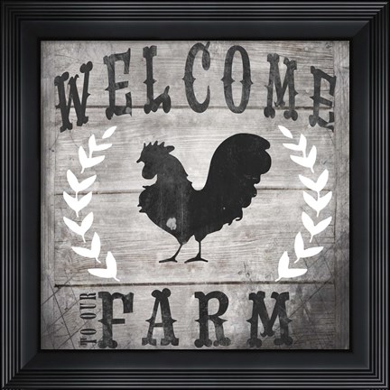 Framed Farm Fresh V4 Print