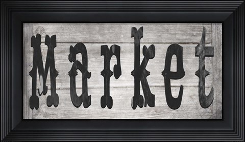 Framed Farm Fresh Farm Sign V4 Print