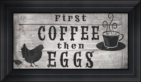 Framed Farm Fresh Farm Sign V6 Print