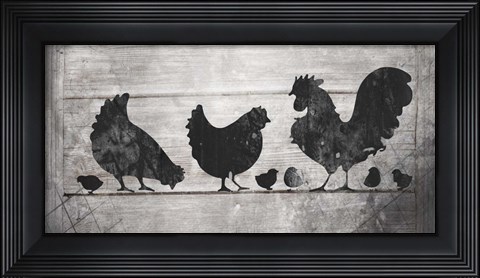 Framed Farm Fresh Farm Sign V7 Print