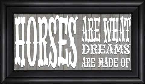 Framed Gypsy Horse Collection Surface Pattern V4 13 Print