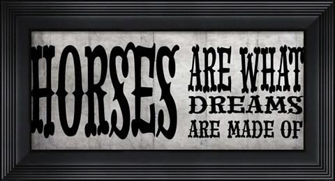 Framed Gypsy Horse Collection Surface Pattern V4 14 Print