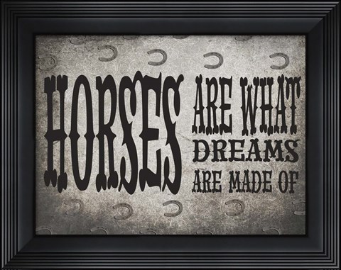 Framed Gypsy Horse Collection Surface Pattern V4 15 Print