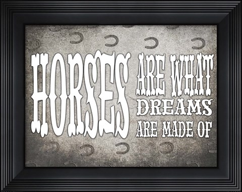 Framed Gypsy Horse Collection Surface Pattern V4 16 Print