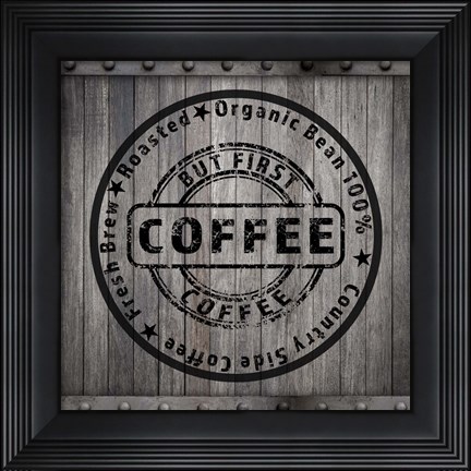 Framed Coffee Signs V2 Print