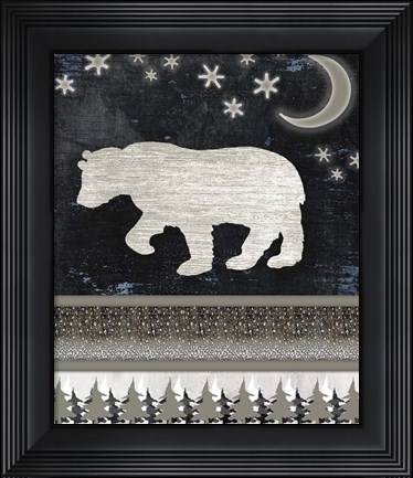 Framed Good Night Bear V1 2 Print