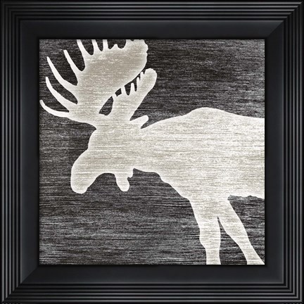 Framed Good Night Moose Print