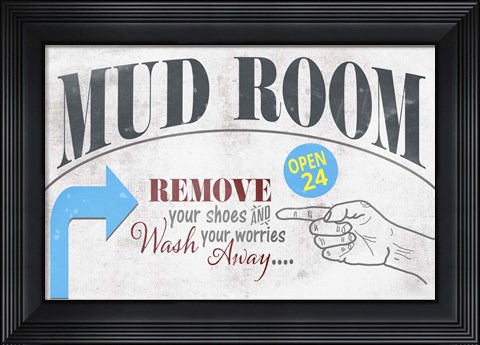 Framed Mudroom 21 Print