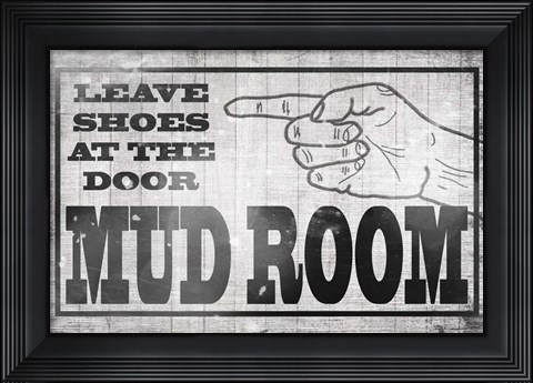 Framed Mudroom 35 Print