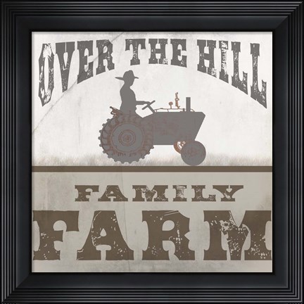 Framed Farm Family 2 Print
