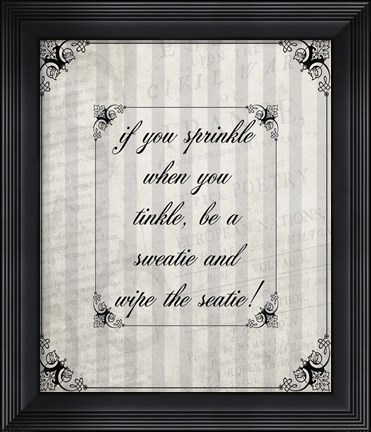 Framed Beloved Bath Grey 3 Print