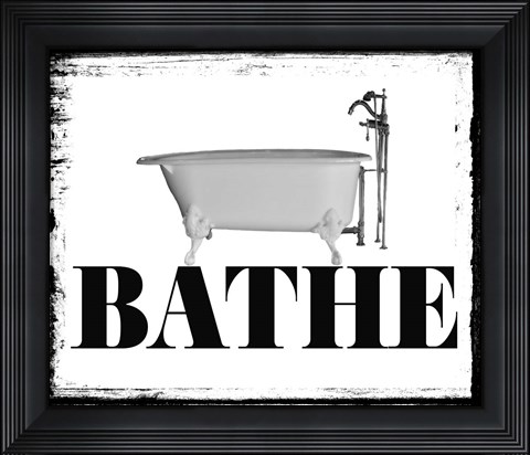 Framed Beloved Bath - Bathe Print