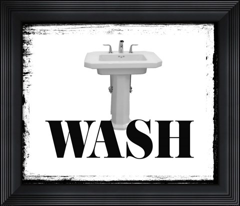 Framed Beloved Bath - Wash Print