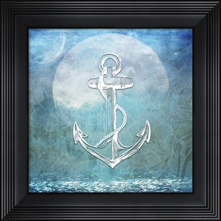 Framed Sailor Away Anchor Print